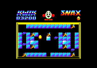 Kwik Snax (Amstrad CPC) screenshot: Another stage