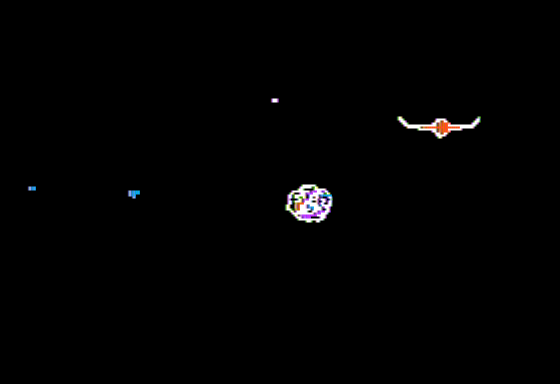 Space Games (Apple II) screenshot: Aldebaran - Gameplay