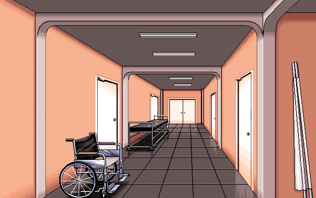 Zatsuon Ryōiki (PC-98) screenshot: In the Dome