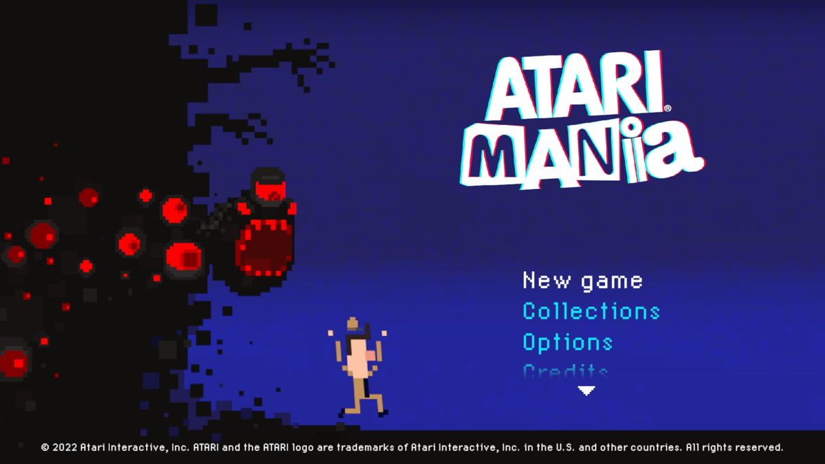 Atari Mania (Windows) screenshot: Main menu