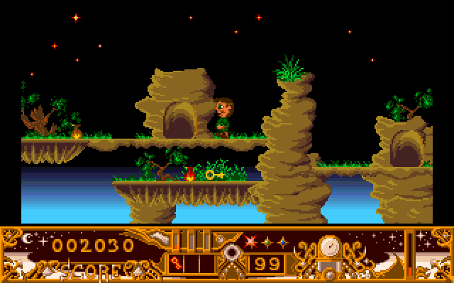 TwinWorld: Land of Vision (Amiga) screenshot: Just moving around