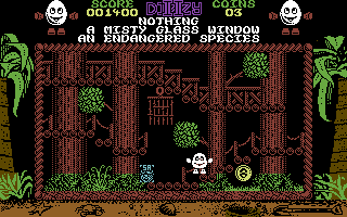 Treasure Island Dizzy (Commodore 64) screenshot: Watch out for the traps.