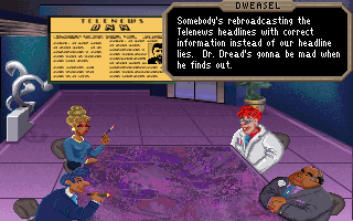Time Riders in American History (DOS) screenshot: The antagonists often seem to have a life of their own