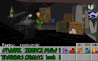Skaut Kwatermaster (DOS) screenshot: Lumber-room