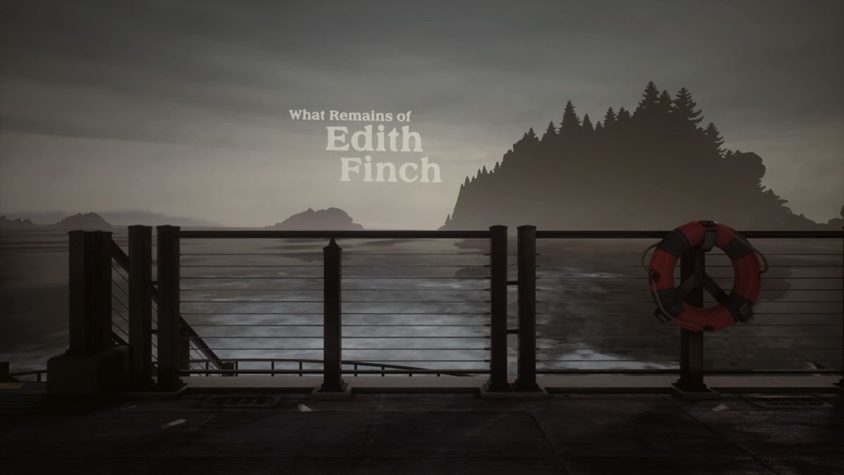 What Remains of Edith Finch (PlayStation 4) screenshot: Opening title