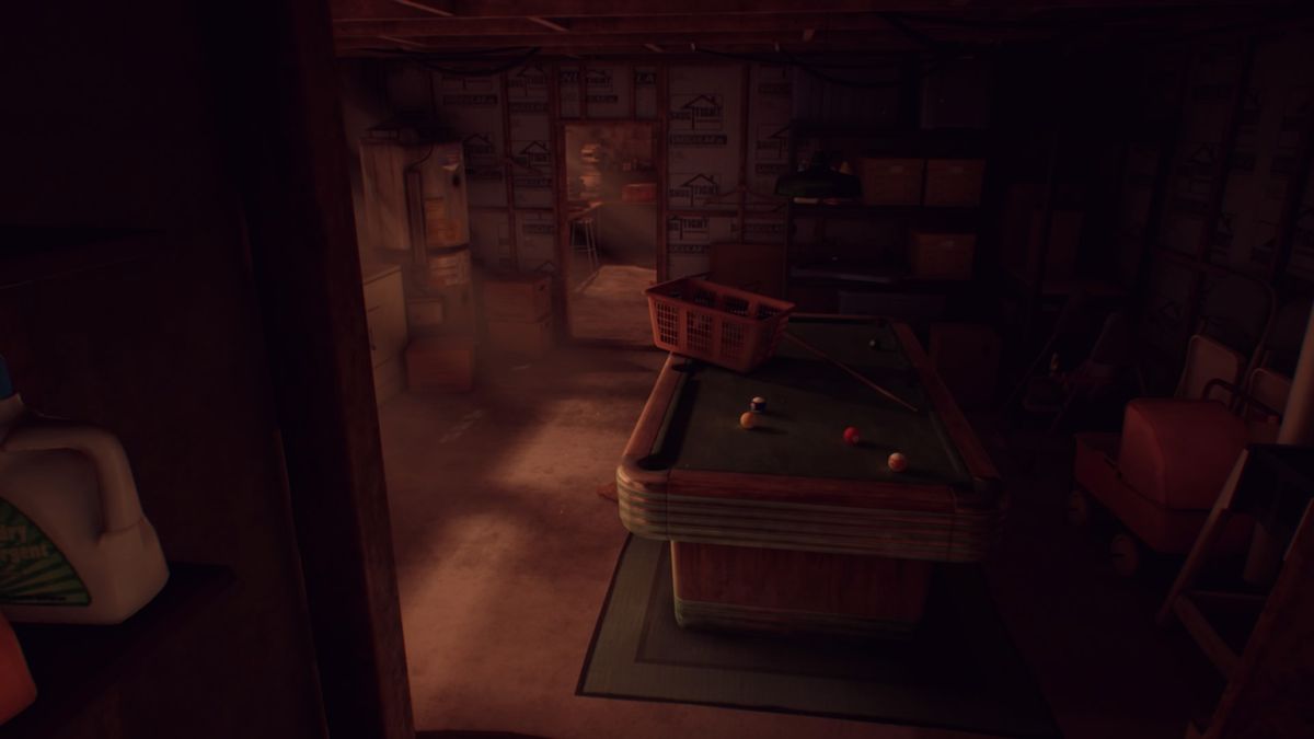 What Remains of Edith Finch (PlayStation 4) screenshot: It's never wise to go down in the basement in horrors or thrillers