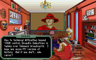 Time Riders in American History (DOS) screenshot: Intro: basic premise revealed!