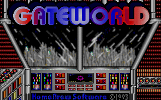 Gateworld: The Home Planet (DOS) screenshot: Title screen (The Home Planet)