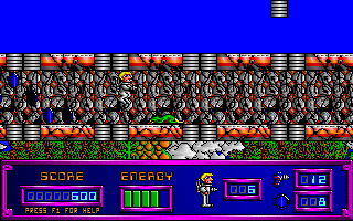 Gateworld: The Home Planet (DOS) screenshot: Lizard is killed (The Home Planet)