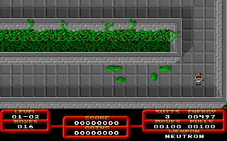 Oxxonian (Atari ST) screenshot: Start of level 1
