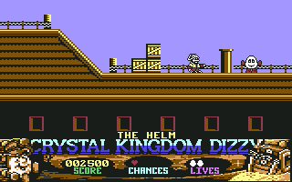 Crystal Kingdom Dizzy (Commodore 64) screenshot: The Captain Black Heart.will take you to the Crystal Kingdom.