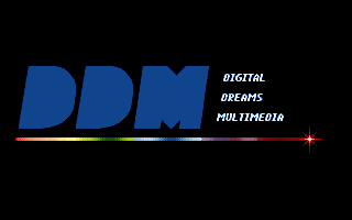 Throwland (DOS) screenshot: Digital Dreams Multimedia Logo.