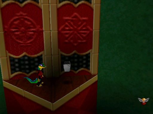 Gex: Enter the Gecko (Windows) screenshot: Wanna some Chinese food