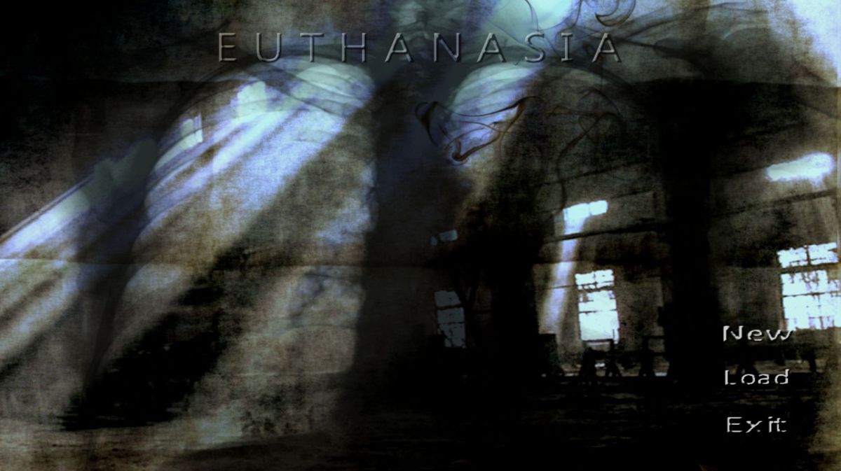 Euthanasia (Windows) screenshot: Title screen
