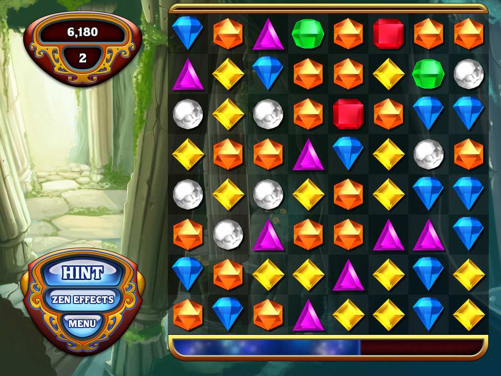 Screenshot of Bejeweled: Classic (iPad, 2011) - MobyGames