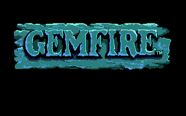 Gemfire (DOS) screenshot: Title screen