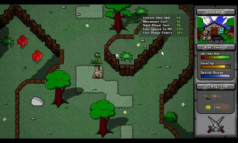 Battlepaths (Windows) screenshot: Snake