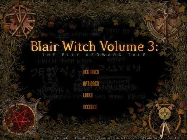 Blair Witch: Volume III - The Elly Kedward Tale (Windows) screenshot: Title screen