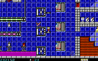 Secret Agent (DOS) screenshot: Episode 3: the toxic waste is purple in this episode