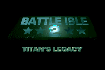 Battle Isle 2: Scenery CD - Titan's Legacy (DOS) screenshot: Title screen