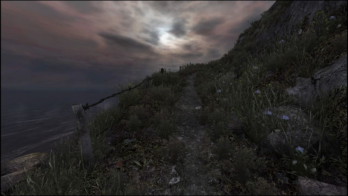 Dear Esther: Landmark Edition (PlayStation 4) screenshot: Following the path up the hill