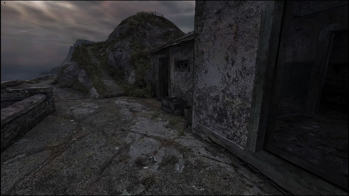 Dear Esther: Landmark Edition (PlayStation 4) screenshot: Sometimes there are branching paths, but they lead to the same location