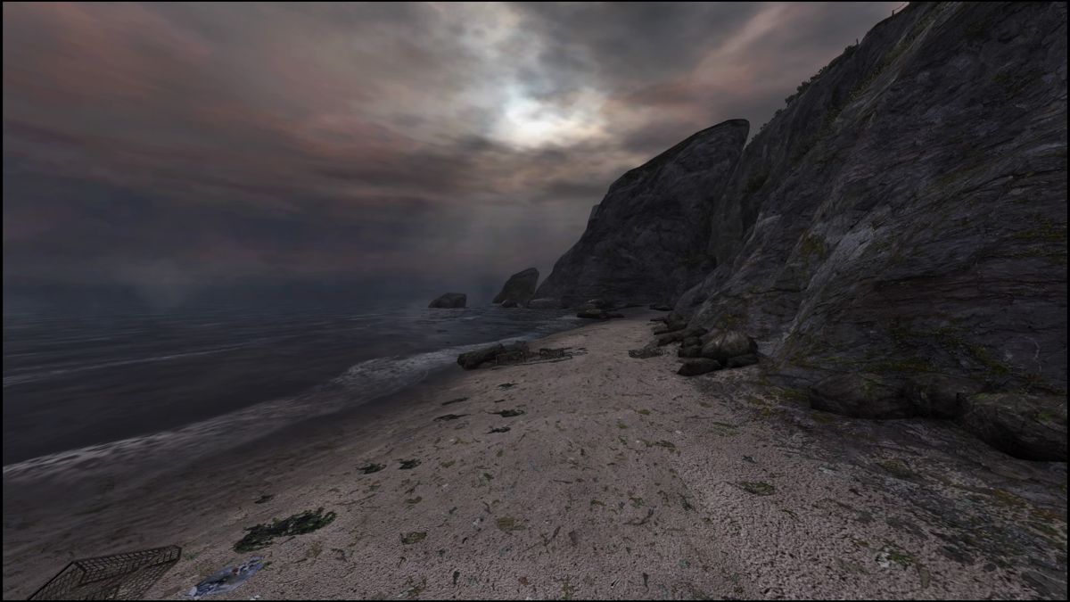Dear Esther: Landmark Edition (PlayStation 4) screenshot: Walking on the beach