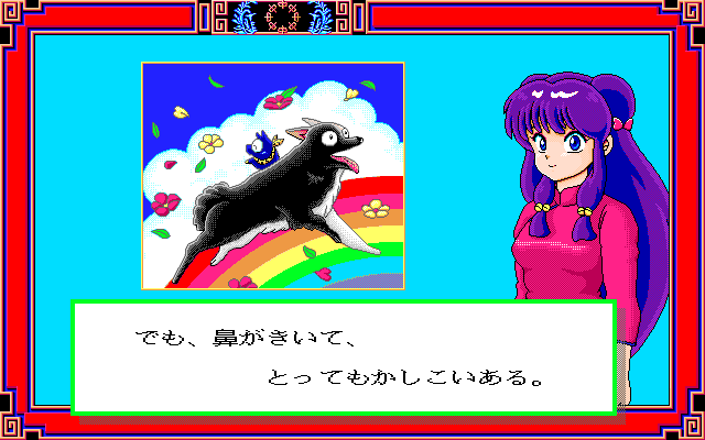 Ranma 1/2: Hiryū Densetsu (PC-98) screenshot: ...and profiles