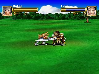 Dragon Force (SEGA Saturn) screenshot: Deadly duel