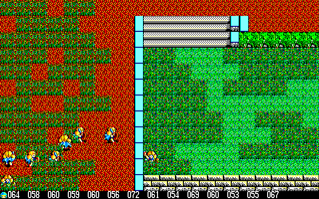 Silver Ghost (PC-88) screenshot: Hey, come back here! You are with the team now!
