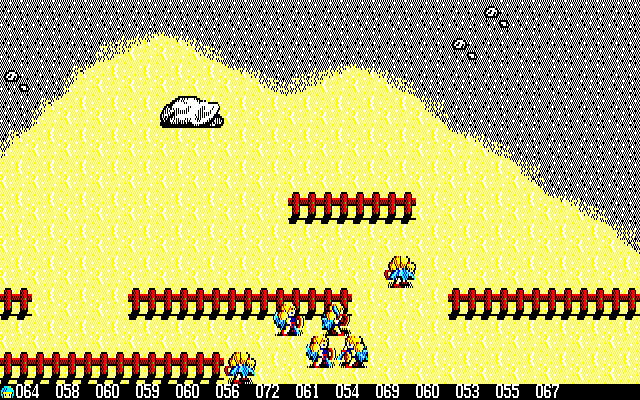 Silver Ghost (PC-88) screenshot: Looks like there is no place to go...