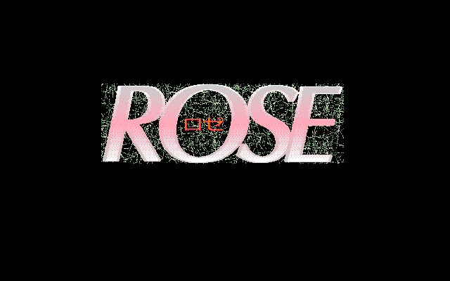 Rose (PC-98) screenshot: Title screen