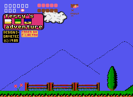 Terry's Big Adventure (Amiga) screenshot: Title