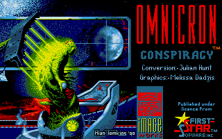Omnicron Conspiracy (Atari ST) screenshot: Title screen
