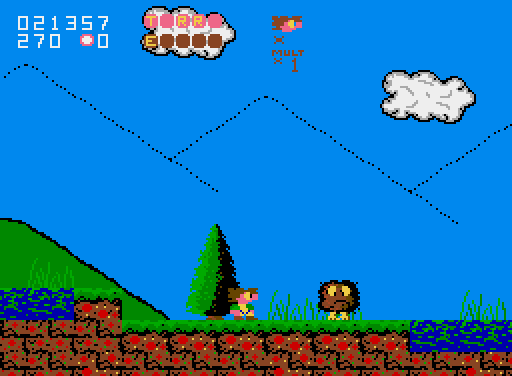 Terry's Big Adventure (Amiga) screenshot: Starting level 2