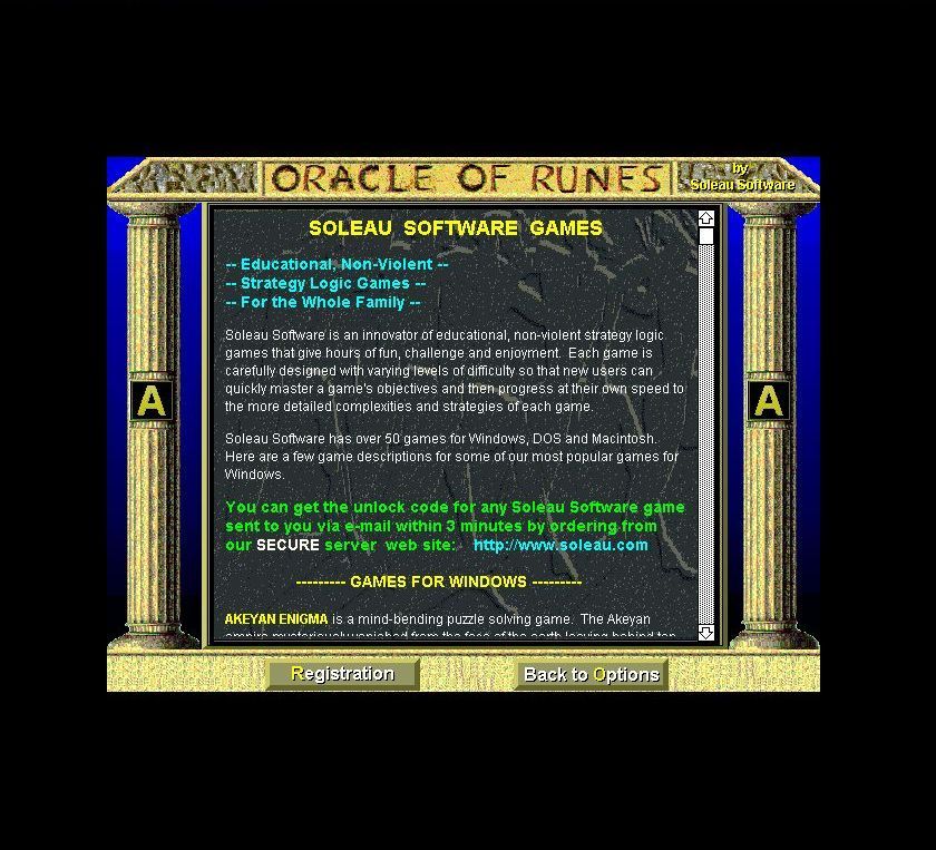Windows Rune Player Screenshot of Runes (Windows, 1997) - MobyGames