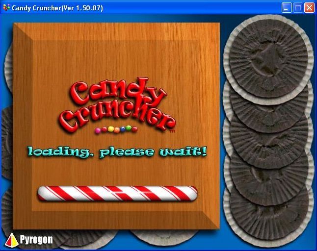 Candy Cruncher (Windows) screenshot: The game's load screen