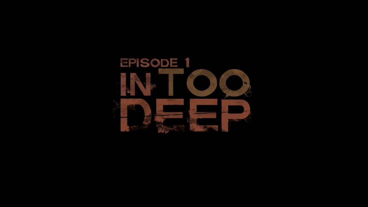 The Walking Dead: Michonne - Episode 1: In Too Deep (PlayStation 4) screenshot: Episode 1 title screen