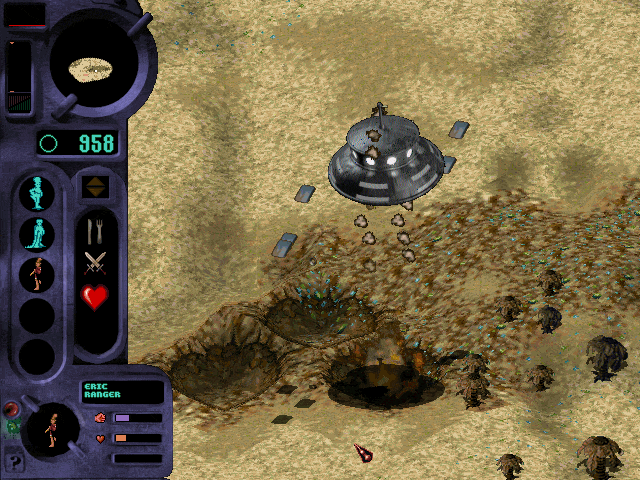 Genewars (DOS) screenshot: Gameplay