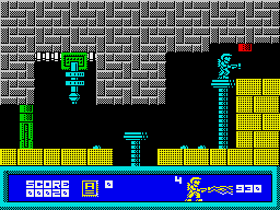 Metal Army (ZX Spectrum) screenshot: Go to the next screen