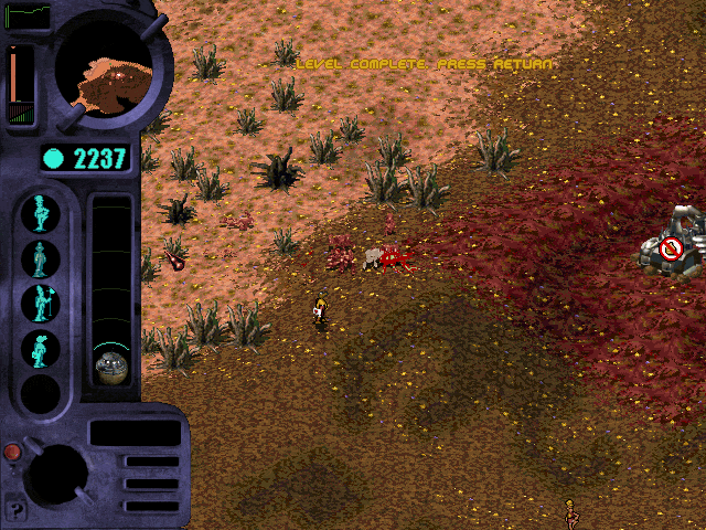 Genewars (DOS) screenshot: Gameplay
