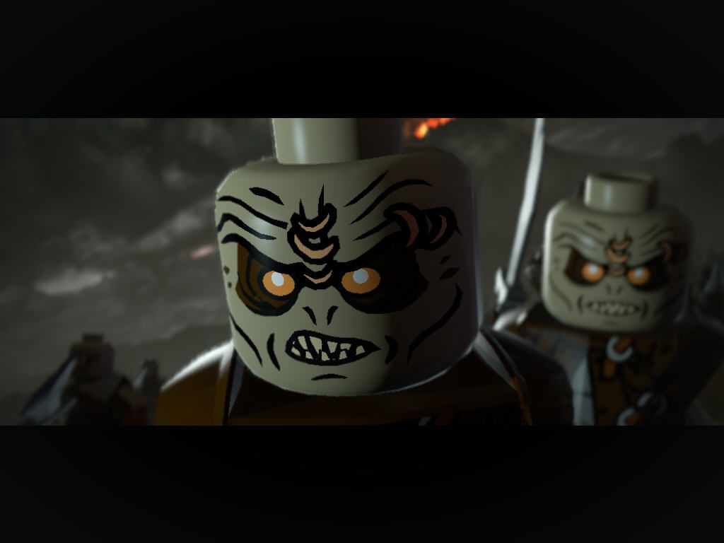 LEGO The Lord of the Rings (Windows) screenshot: Lego orcs in the epic battle