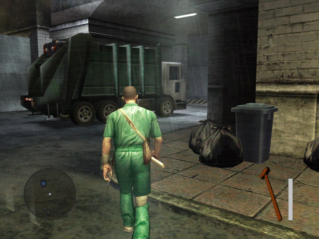 Manhunt 2 (Windows) screenshot: Walking to the truck