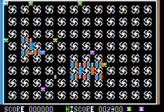 Crazy Mazey (Apple II) screenshot: Level 9