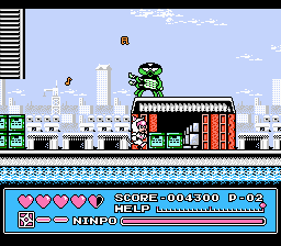 Kyatto Ninden Teyandee (NES) screenshot: Playing Octopus