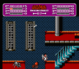 A Nightmare on Elm Street (NES) screenshot: Another death