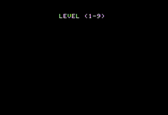 Crazy Mazey (Apple II) screenshot: Choose the Stage