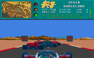 Formula One (Atari ST) screenshot: I want to break through