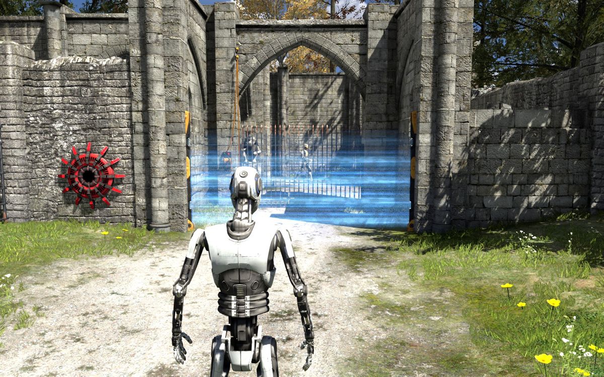 The Talos Principle: Road to Gehenna (Windows) screenshot: You are soon tasked with saving others.