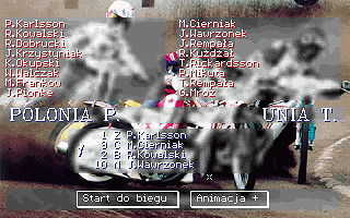 Speedway Manager '96 (DOS) screenshot: Teams preview